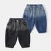 Baby Clothes Korean Style Jeans Spring And Autumn Children Boys Girls Baby Children Casual Long Pants Loose Sports Pants_viptrois.com