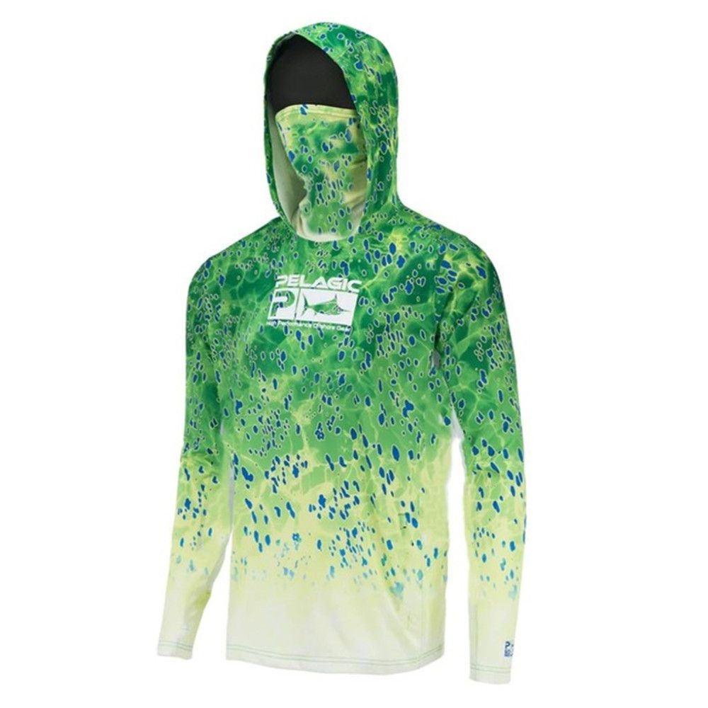 Men's Clothing New Men's Sun Protection Upf 50+ Long Sleeve Fishing Suit Anti UV Mask Hooded Fishing Suit_viptrois.com