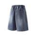 Men's Clothing New Retro Denim Shorts Washed Distressed Ripped Jeans Stylish And Rebellious_viptrois.com