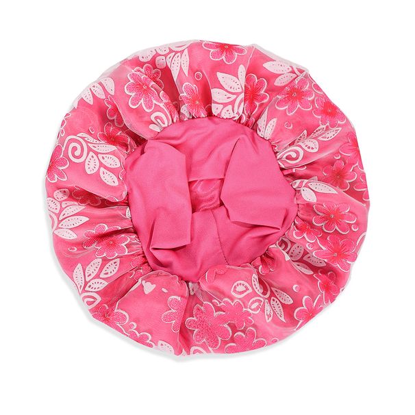 New Cross Border Double Layer Children's Sleeping Cap, Pastoral Style All Match Hair Care Cap, Sequin Mesh Shower Cap, One Piece Dropshipping_viptrois.com