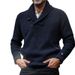 Loom 2024 New Cross-Border European And American Woolen Sweater Jacket Clothing Hot S Retro Zipper Men's Top_viptrois.com
