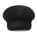 New Solid Color Octagonal Face Slimming Versatile Beret Women Autumn Winter Korean Painter British Fashion Hat_viptrois.com