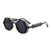 Unisex Cyberpunk Trend Retro Round Sunglasses_viptrois.com