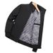 Men's Business Casual Stand Collar Jacket Plus Size Loose Dad Top Spring Autumn New_viptrois.com