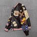 Men's Baseball Uniform Jacket Autumn 2025 Trendy Loose Short Button up Outerwear_viptrois.com