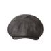 Parent Child Octagonal Newsboy Hat Children's Beret Hat Children's Hat Adult PU Leather Duckbill Cap Men And Women Forward Hat_viptrois.com