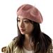 Korean Spring Summer Fashion British Beret Hat For Women Linen Breathable Thin Style_viptrois.com
