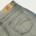 Distressed Washed Denim Scimitar Men Street Fashion Punk Design Stitching Pressed Seam Loose Wide-Leg Cargo Long Pants_viptrois.com