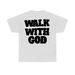 Camiseta Christian Walk With God, Algodón Camisetas Moda Y Mujeres, Calle Manga Corta Casual, Top De Ropa Para Hombres_viptrois.com