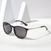 ins new oval sunglasses for women Fashion sunglasses Internet celebrities with the same style semi metal toad glasses trend_viptrois.com