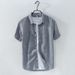 Men's Clothing Simple Solid Color Men's Casual Cotton And Linen Loose Long Sleeved Shirt_viptrois.com