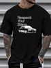 Respect Your Elders Vintage Euro E34 T Shirt Graphic Fashion Stretched Unisex Versatile Summer Stylish Casual Streetwear Comfortable Slightly_viptrois.com