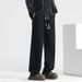 Men's Linen Cotton Casual Trousers | Relaxed Fit Straight Leg Pants For Spring Autumn Comfort_viptrois.com
