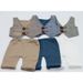 2pcs Newborn Baby Boys Cute Gentleman's Plaid Vest and Shorts Costume Prop Outfits Photo Photography Props_viptrois.com