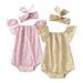 Baby clothes baby ins style crawling clothes small floral small fly sleeve baby thin summer hajacket newborn baby clothes_viptrois.com