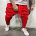 2021 Spring And Autumn Men's Hip-Hop Sports Fitness Long Trendy Fashion Slim Fit Backpack Cargo Pants Casual Versatile_viptrois.com