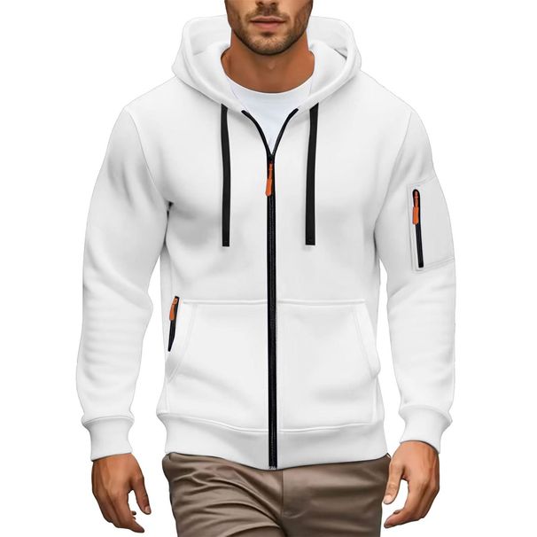 2025 New Cross-Border European Size Autumn Winter Hoodie Zipper Cardigan Men's Sports Casual Jacket_viptrois.com