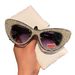 2025 Big Cat Eye Bling Diamond Sunglasses European And American Trendy Party Stage Luxury Large Frame Sunglasses Cross Border_viptrois.com