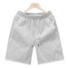 Men's Trendy White Light Luxury Jacquard Drawstring Shorts Casual Five Point Beach Wear Non-Stretch Polyester_viptrois.com