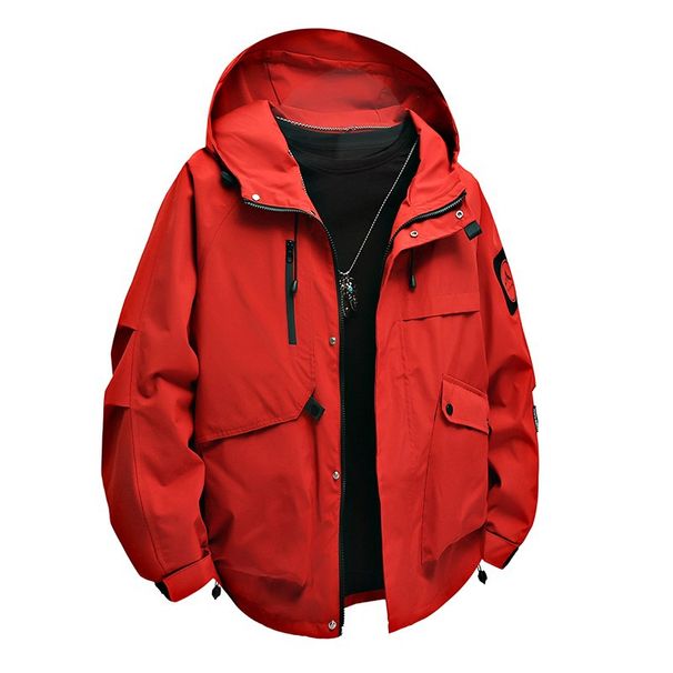 Windproof And Waterproof Hooded Jacket, Sports And Leisure Workwear, Submachine Jacket For Men And Women_viptrois.com