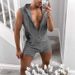 Men's Clothing Casual Summer Jumpsuit Men’s Hooded Jumpsuit Set – Lightweight Summer Sportswear In Black, White, Grey & Army Green (S-XXXL)_viptrois.com