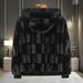 Men's Faux Fur Jacket Winter Thick Warm Coat Fashionable Faux Mink Collar Stylish Outerwear For Casual & Business_viptrois.com