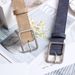 New Casual Men's And Women's Simple And Versatile Belt Belt Brown Decoration Trend Young People_viptrois.com