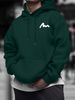 Autumn And Winter Men's Top Sweatshirt Loose And Comfortable Warm And Hooded Sweatshirt Men's Clothing_viptrois.com