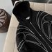 Street Retro Fashion Clothing Striped Embroidered Black Double Zipper Hoodie American Hip-hop Punk Oversized Sweatshirt Men_viptrois.com