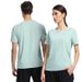 Men's Clothing Solid Color Round Neck Sports Short-Sleeved Ice Silk T-Shirt Quick-Drying Breathable Fitness Running Training Tops_viptrois.com