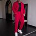 Men's Clothing Four Seasons Trend High Quality Solid Color Suit Trousers Set WL008 MR7_viptrois.com