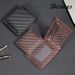 Men's Wallet Card Cases Besines Wallet Men's High End Anti Theft Carbon Fiber Wallet Multi Card Slot Coin Purse Fashionable And Portable_viptrois.com
