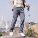 Men's Clothing Summer Outdoor Thin Hiking Pants Assault Pants Quick Drying Elastic Waist Straight Sports Casual Pants Versatile Men's Pants_viptrois.com