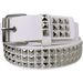 Women's Belts pyramid cybery2k subculture gothic square beads rivet belt belt for women cross-border_viptrois.com