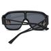 Men's Sunglasses Retro Oversized Integrated Sunglasses For Men, High End Women's Large Frame, Fashionable Beauty Head Cross Border Sunglasses_viptrois.com
