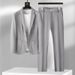 Autumn And Winter Men's Thick Suit Jacket Casual Simple Korean Version Slim Fit Formal Small Suit Suit Suit Jacket Commuting Daily Trend Handsome_viptrois.com