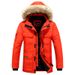 Men's Clothing new 2024 business men's cotton coat large size youth winter cotton coat fur collar hooded jacket_viptrois.com