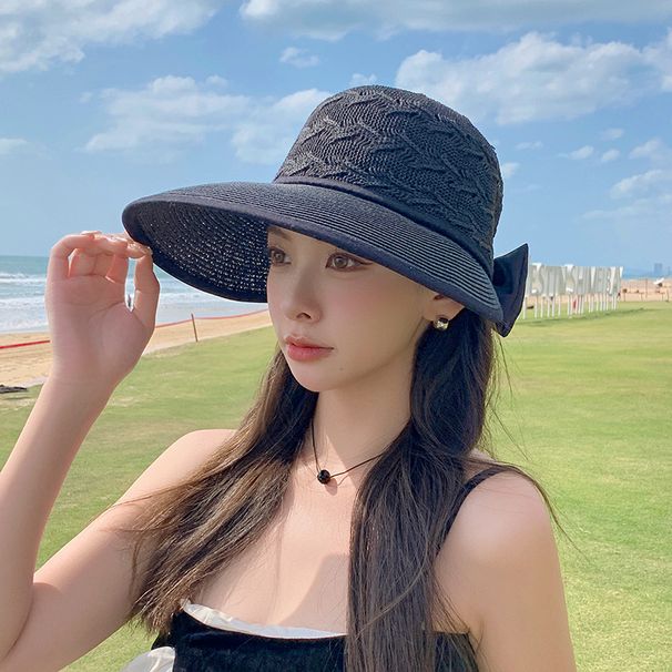 Fisherman's women, summer outdoor shading, breathable protection 2023 new fashionable and versatile straw hat, sun hat_viptrois.com