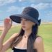 Fisherman's women, summer outdoor shading, breathable protection 2023 new fashionable and versatile straw hat, sun hat_viptrois.com