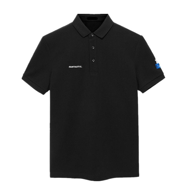 Men's Clothing Sleeved T Shirt Business Casual Slim Fashion Lapel Half Sleeved Polo Shirt_viptrois.com