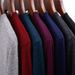 Men's Slim Fit V-Neck Knit Sweater - Lightweight Wool Blend Pullover For Casual Wear (Multiple Colors & Sizes Available)_viptrois.com