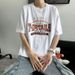 Short Sleeved T-shirt For Men, Ins Brand Loose Casual Five Quarter Sleeve Top, Trendy And Versatile Couple Pure Cotton_viptrois.com