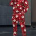 Pure Autumn Winter Loose Fit 3D Men's Hoodie Sweatshirt Christmas Print Sports Two-Piece Set Cross-Border Trend_viptrois.com
