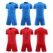 Men's Clothing sports team uniforms men's and women's training uniforms short-sleeved football uniforms suits children's student training jerseys_viptrois.com