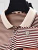 Spring And Autumn Striped Polo For Men 2025 New Style Middle-aged Casual Turn-down Collar Long Sleeve T-shirt Dad's_viptrois.com