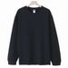 Pulse Cross-Border Dropshipping 270G Heavyweight All-Cotton Long-Sleeve Men's T-Shirt American Style Solid Color Basic_viptrois.com