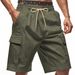 Men's Clothing Summer Shorts Men's Loose Workwear Multi Pocket Shorts Trendy Casual Sports Corduroy Shorts Men_viptrois.com