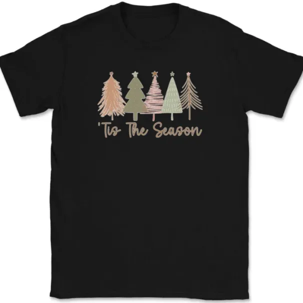 Tis The Season Christmas T-Shirt Mens Womens Tees Top Holiday Xmas Winter Santa Clause Gift Tee_viptrois.com