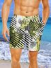 Men's Clothing Men's Four Seasons Casual 3D Printed Straight Shorts Sports Cross Border Beach Shorts With Drawstring_viptrois.com