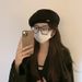 Solid Color 2025 Spring And Auumn New For Women Large Head Circumference Face Slimming Bere Winer Versaile Aris_viptrois.com